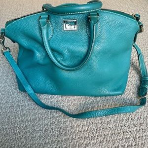 Authentic teal Dooney & Bourke bag